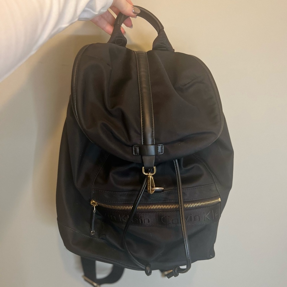 Calvin Klein Nylon Drawstring Backpack - image 1